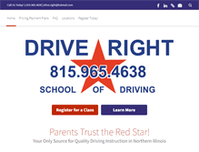 Tablet Screenshot of drive-right.com